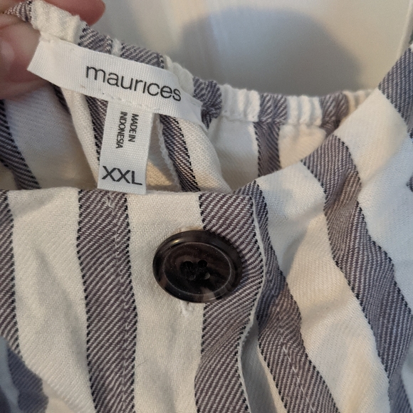 Striped jumpsuit - Picture 2 of 2